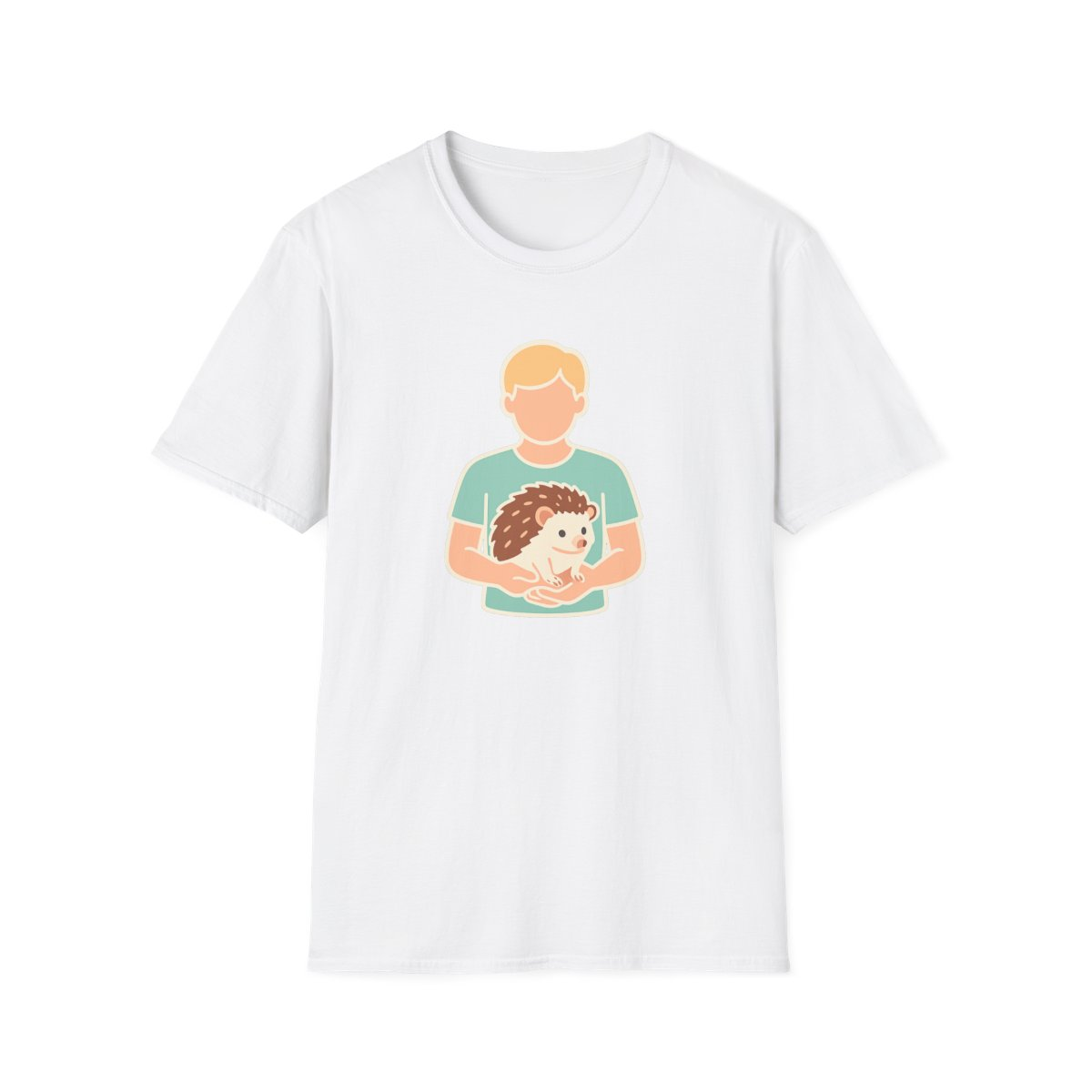 Adorable Hedgehog Owner Unisex T-Shirt - Soft Cotton Tee for Pet Lovers