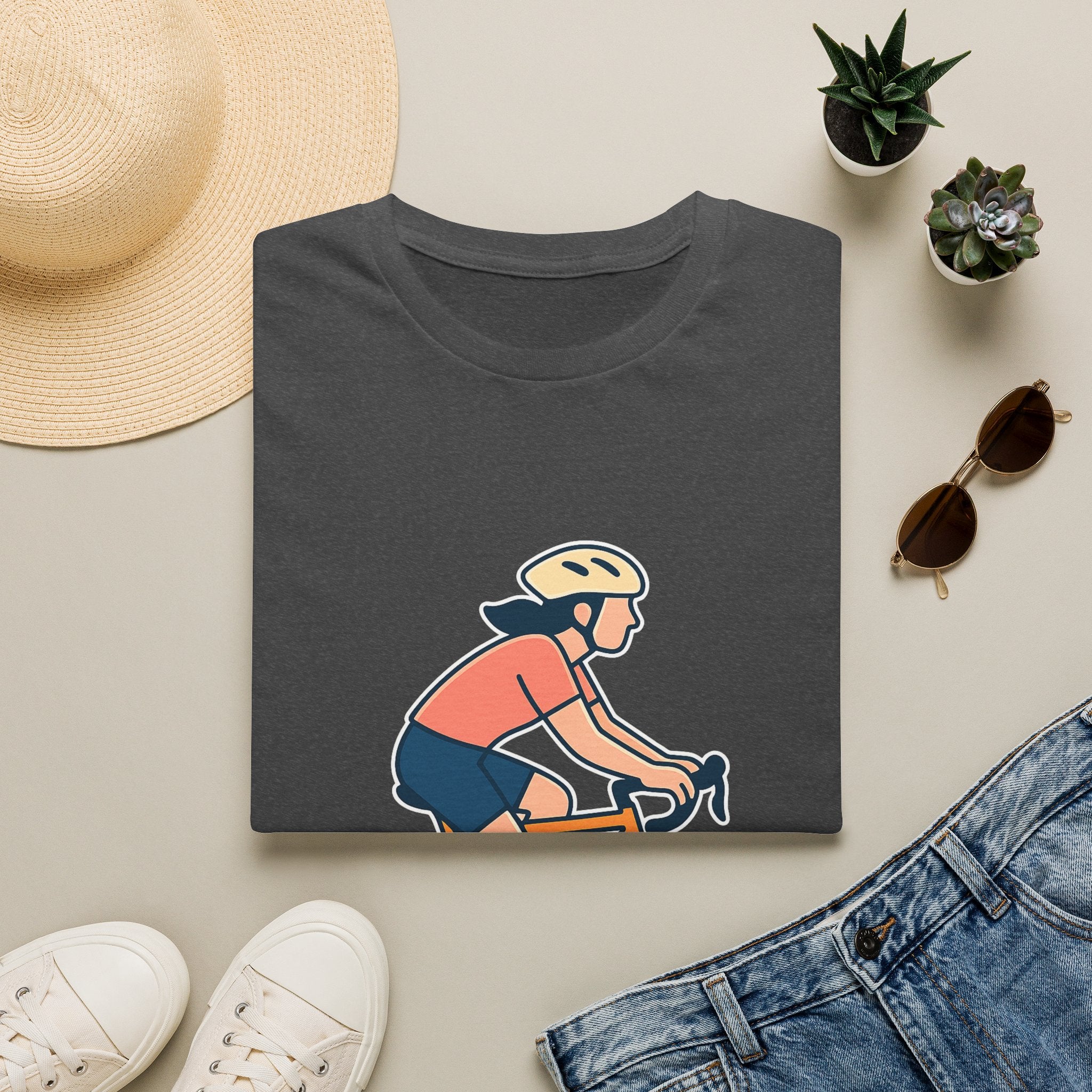Cycling Life Unisex T-Shirt | Comfortable Eco-Friendly Tee for Bike Lovers