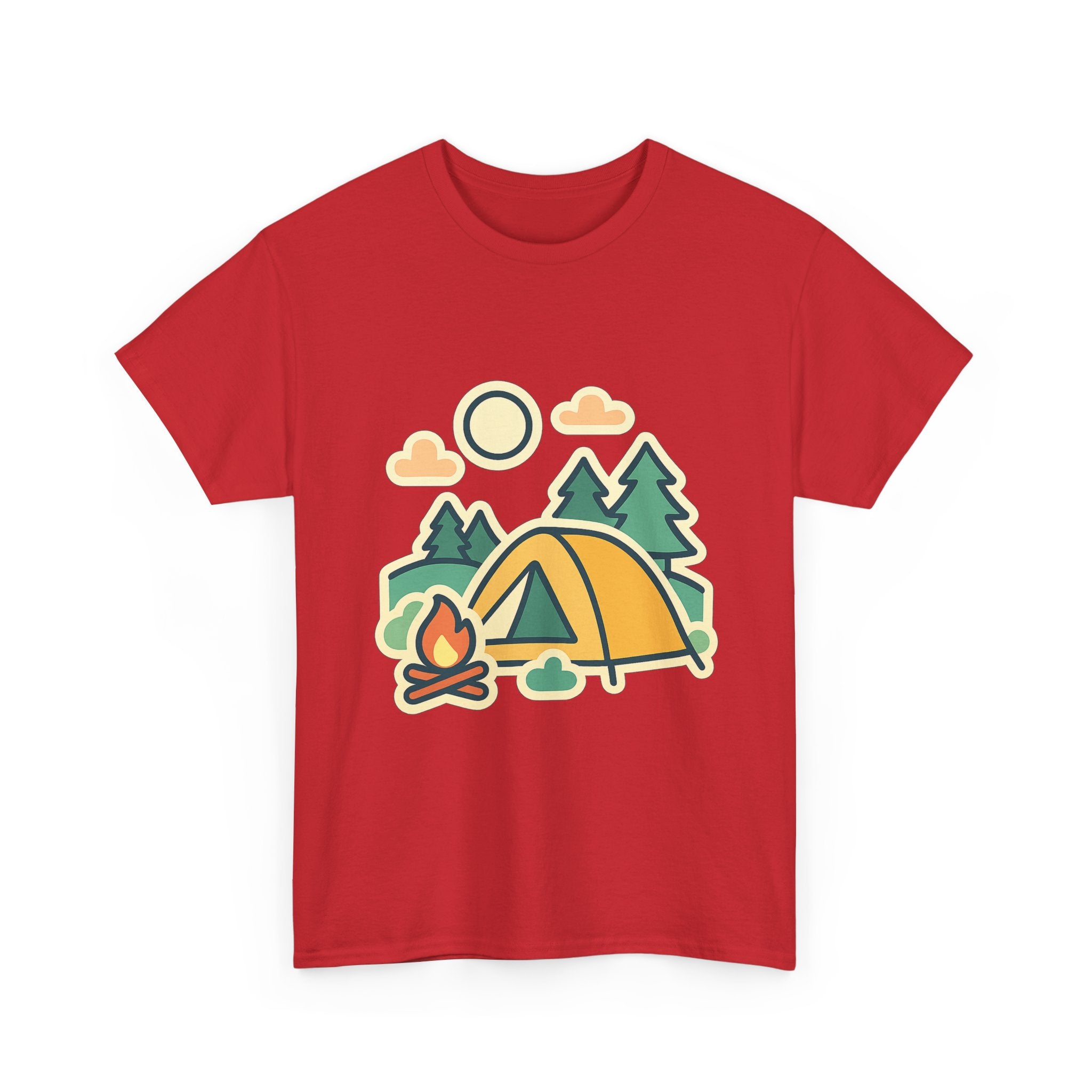 Camping Outdoors Adventure Unisex T-Shirt - Soft Comfortable Tee