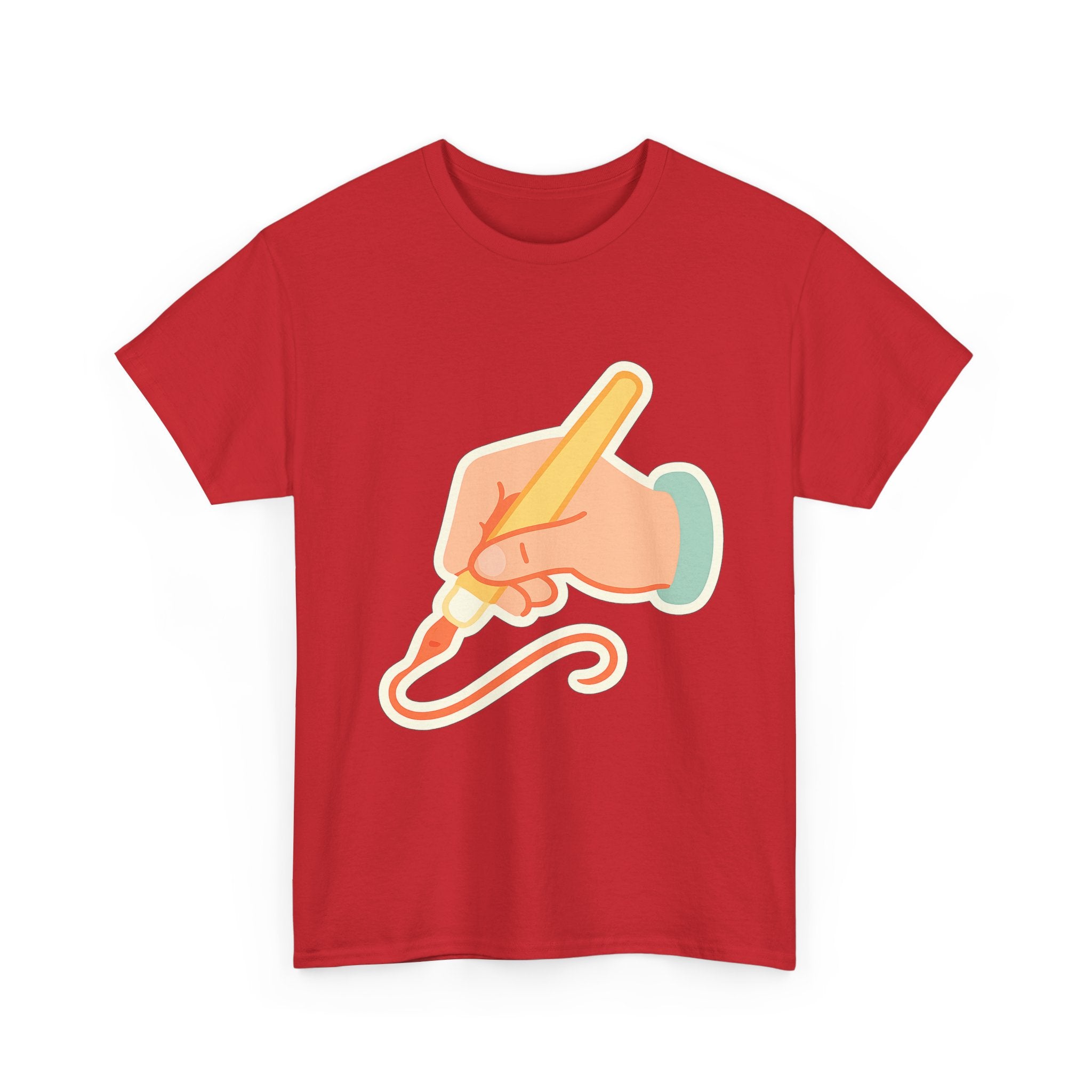Hand Lettering Calligraphy Graphic T-Shirt