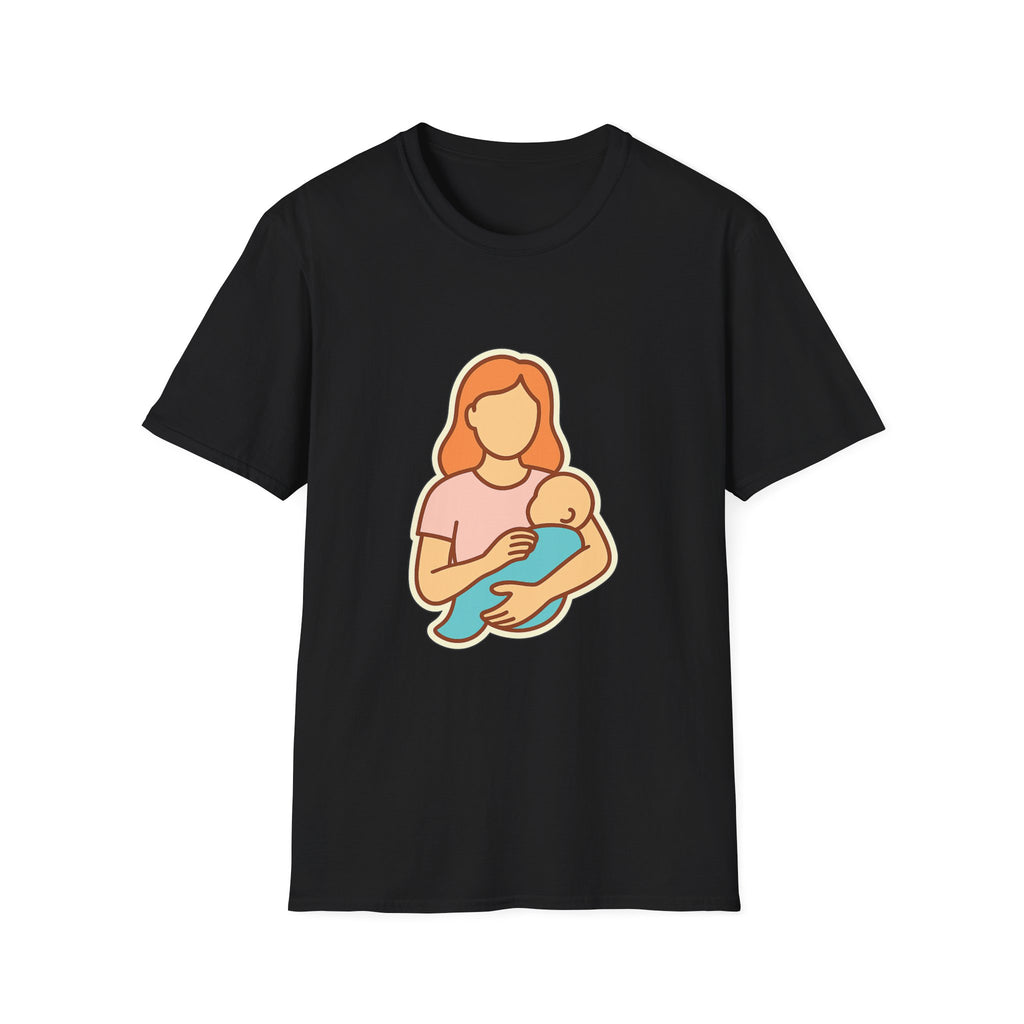 New Mom t-shirt with funny motherhood design – gift for new moms