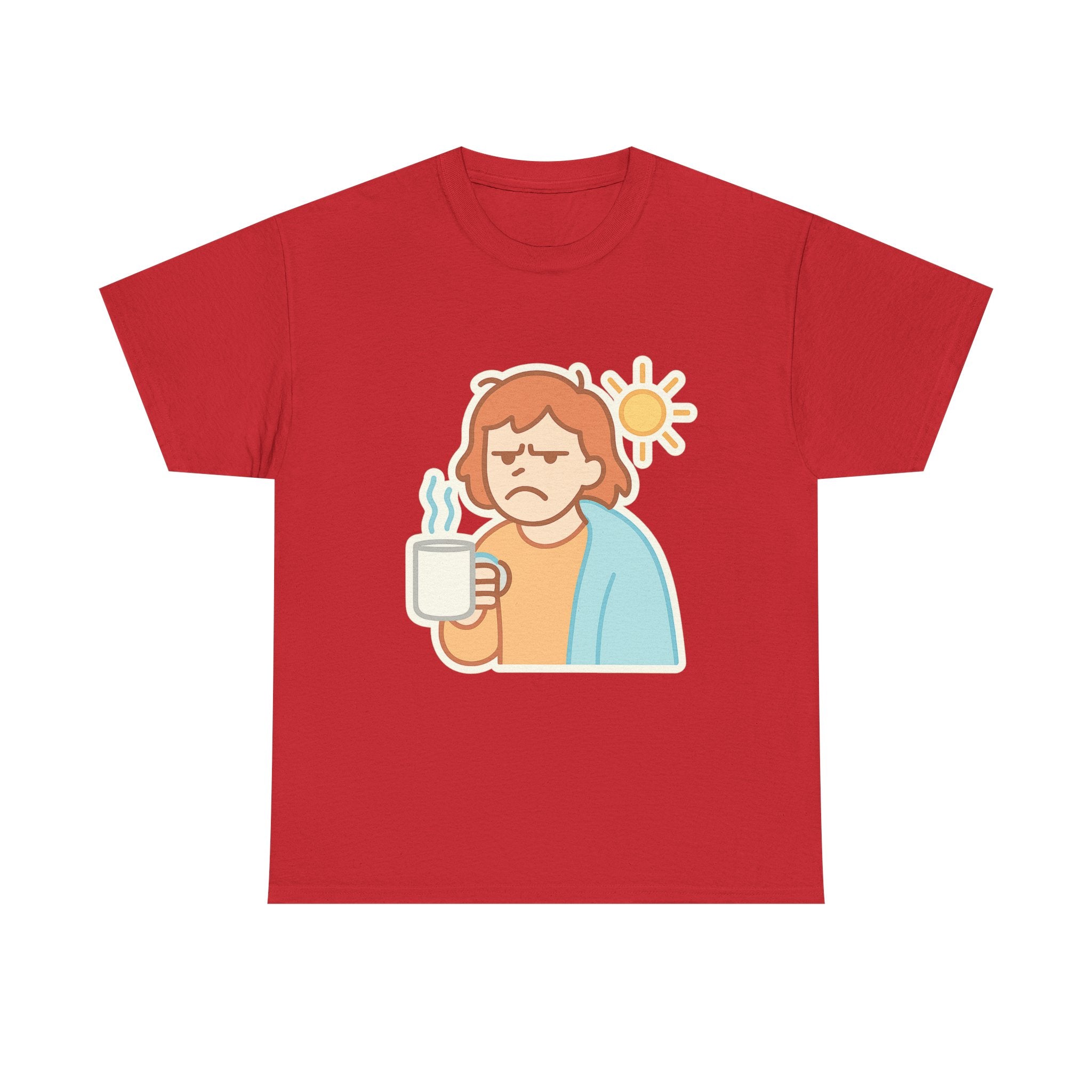 Grumpy Morning Person Unisex T-Shirt - Funny Coffee Lover Tee