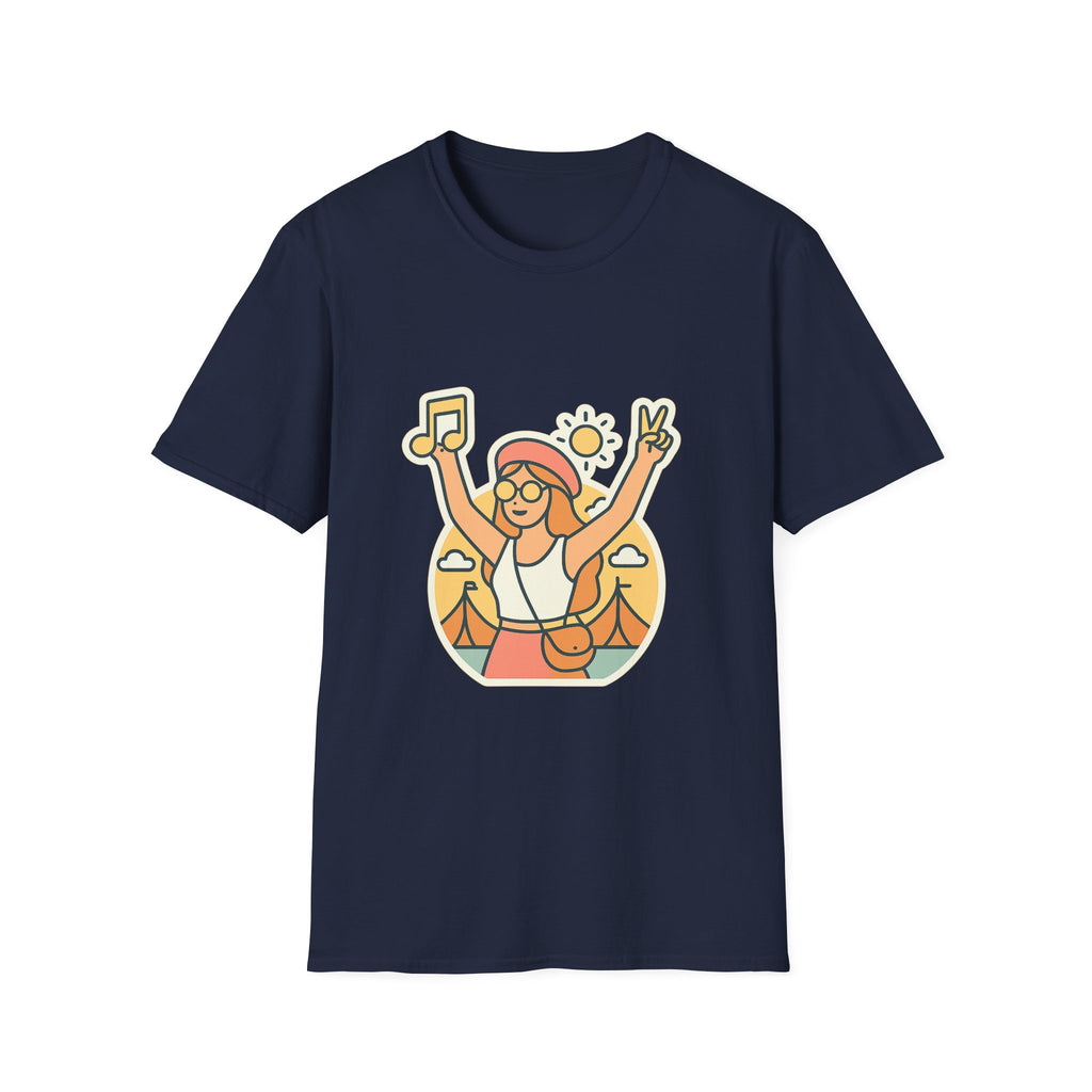 Music Festival Unisex T-Shirt - Perfect Anniversary Gift for Girlfriend