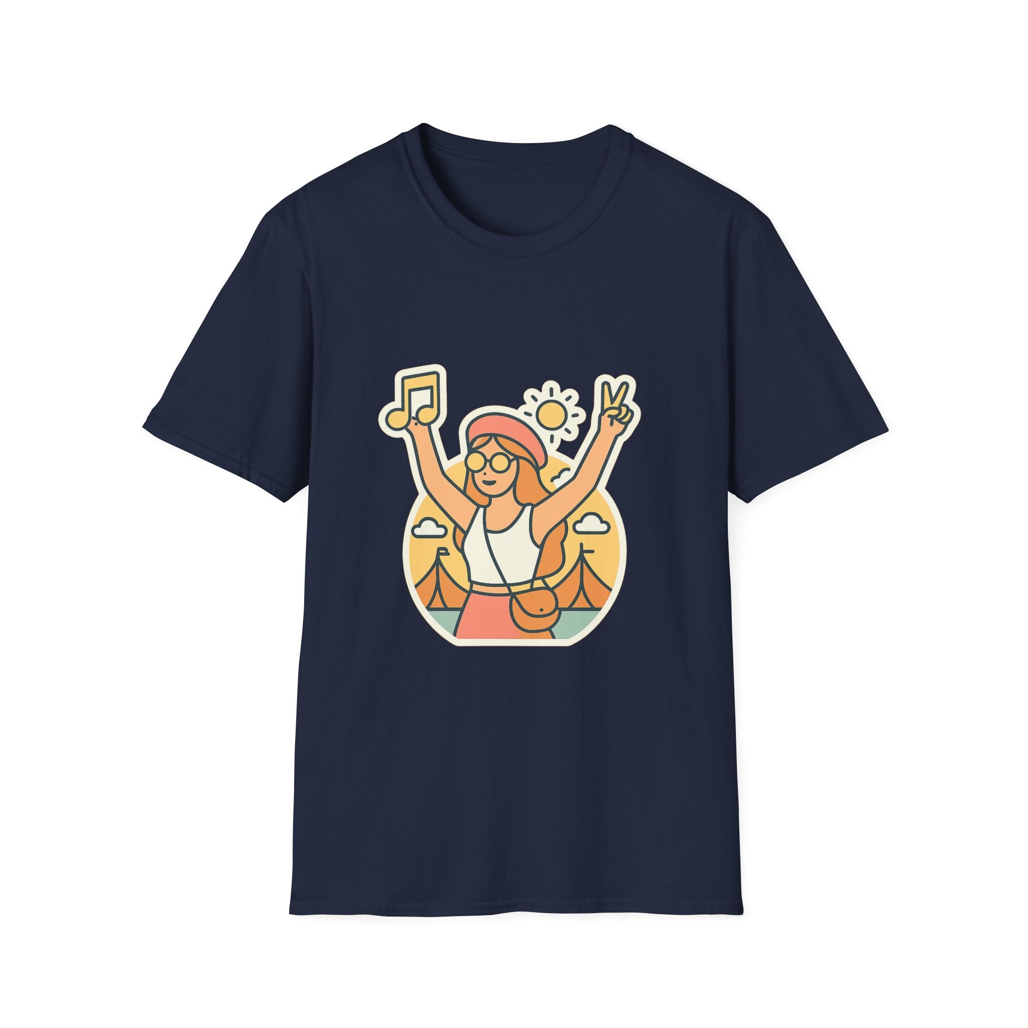 Music Festival Unisex T-Shirt - Perfect Anniversary Gift for Girlfriend