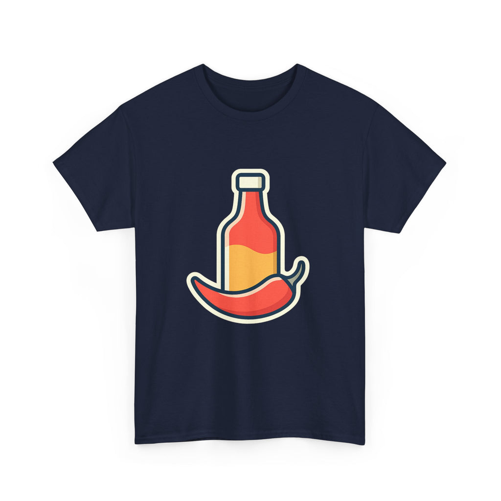 Hot Sauce & Chili Lover Unisex T-Shirt | Soft Cotton Tee for Spicy Food Fans
