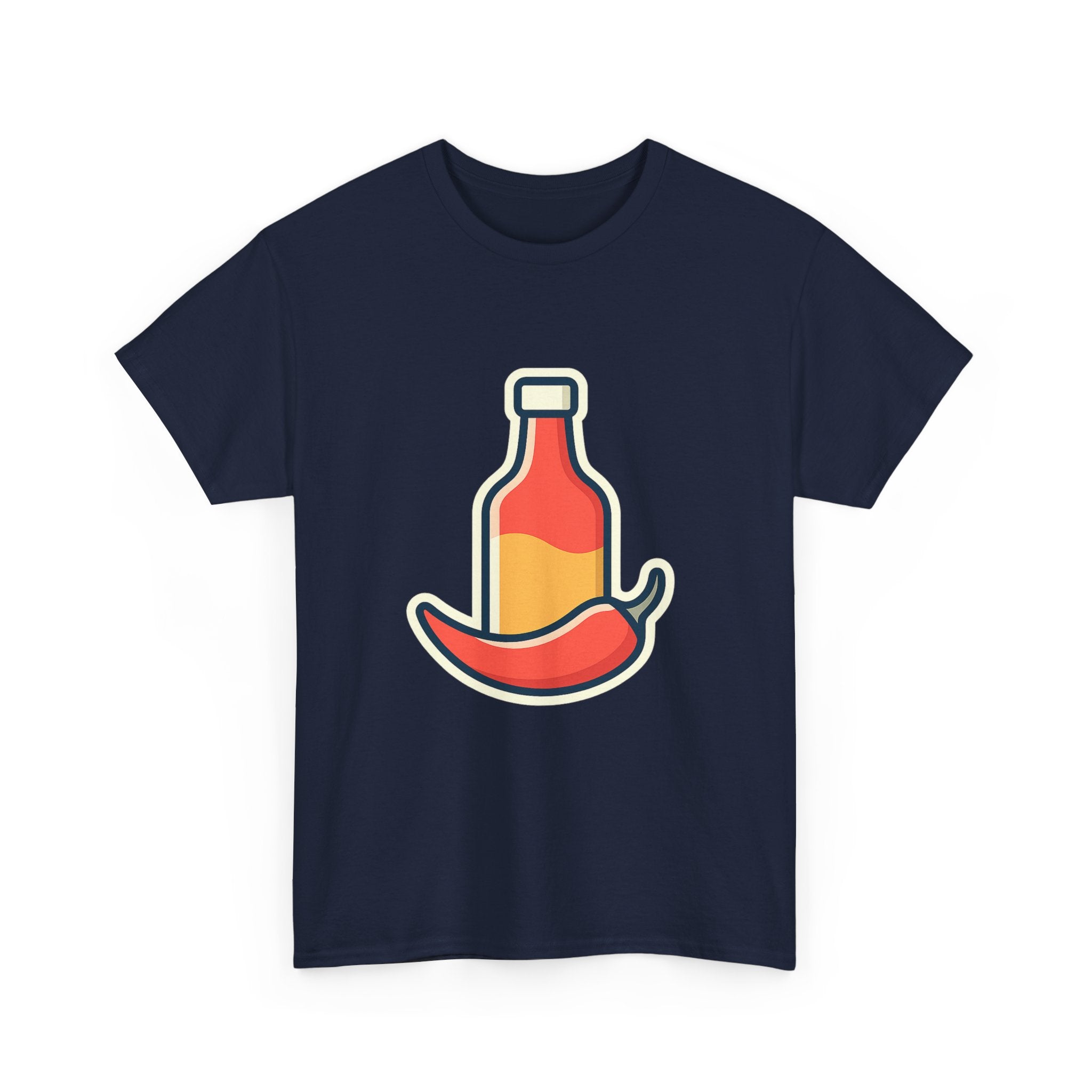Hot Sauce & Chili Lover Unisex T-Shirt | Soft Cotton Tee for Spicy Food Fans