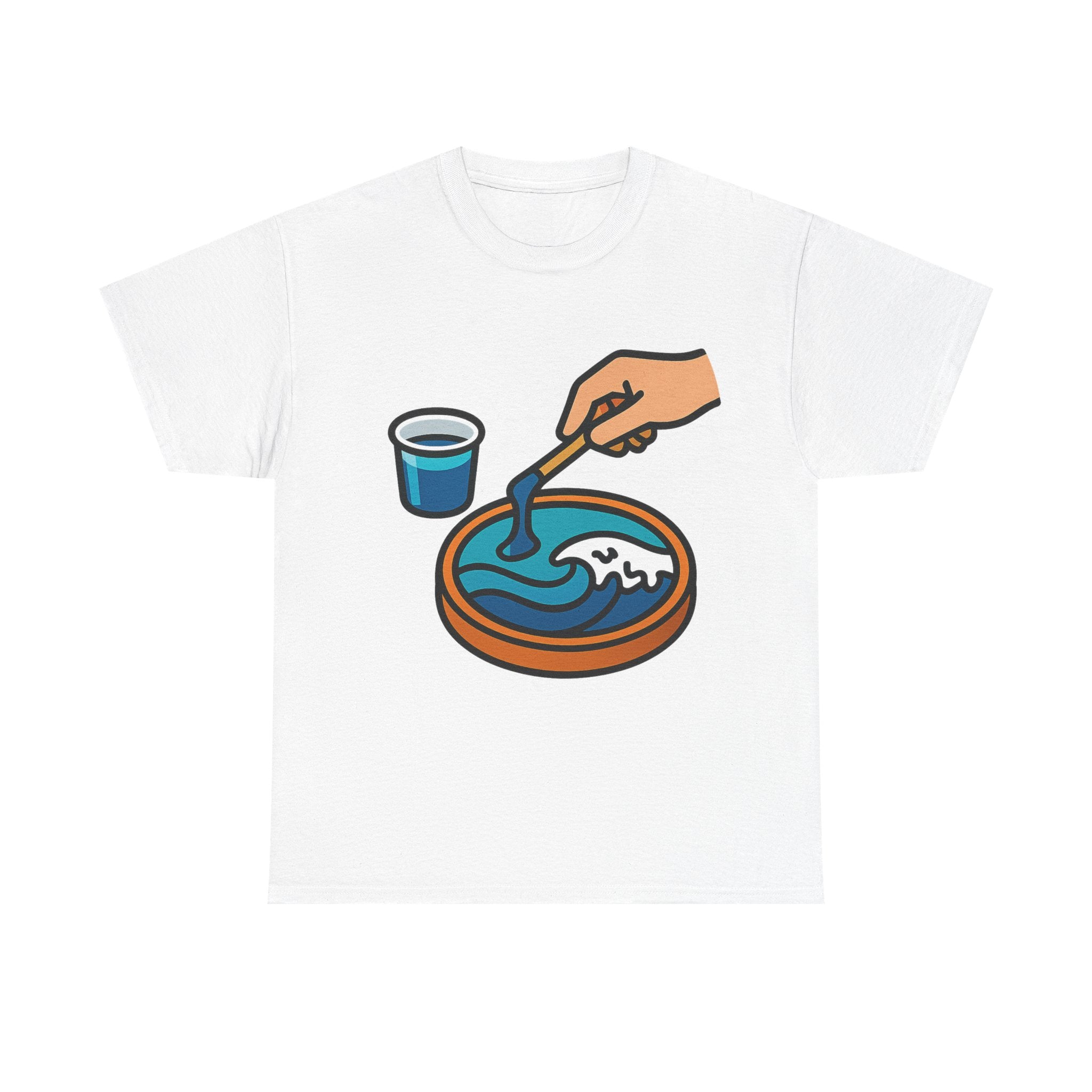 Resin Art Unisex T-Shirt | Unique Abstract Design Tee for Art Lovers