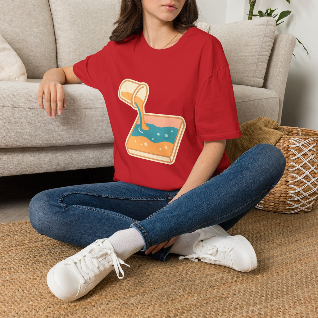 Resin Art Unisex T-Shirt | Unique Abstract Design Tee for Art Lovers