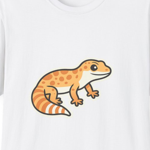 Leopard Gecko T-Shirt | Soft Unisex Tee for Reptile Lovers