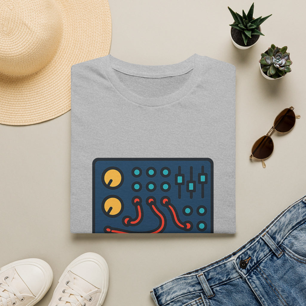 Modular Synthesis t-shirt with synthesizer modular design – gift for synth enthusiasts