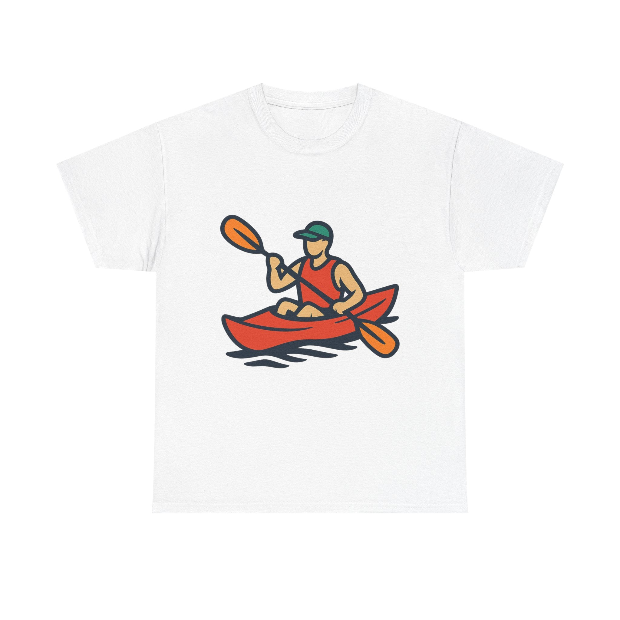 Kayaking Paddling Adventure Unisex T-Shirt - Soft Comfort Cotton Tee