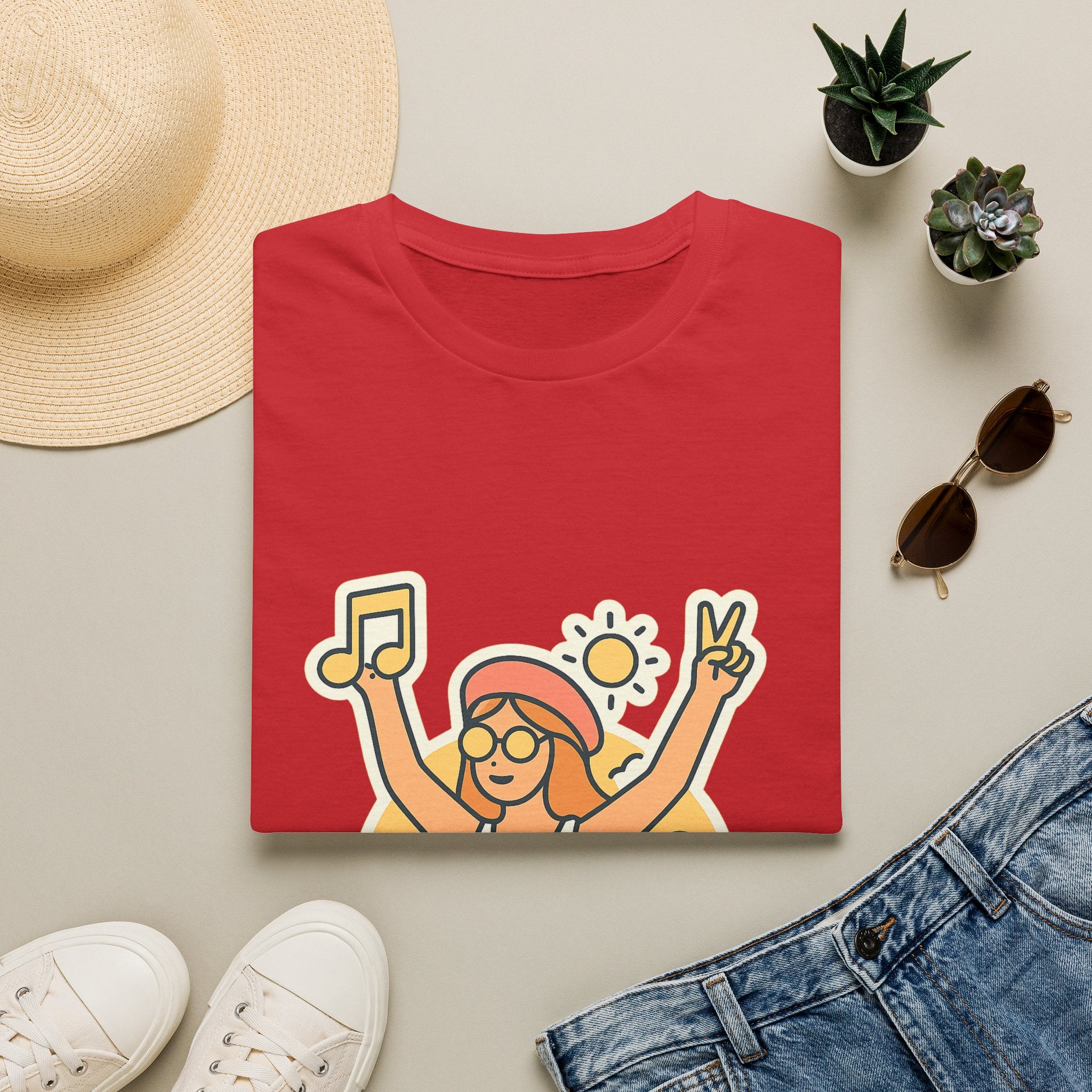 Music Festival Unisex T-Shirt - Perfect Anniversary Gift for Girlfriend