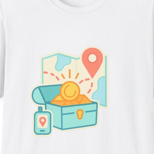Geocaching Adventure Unisex T-Shirt | Outdoor Treasure Hunting Tee