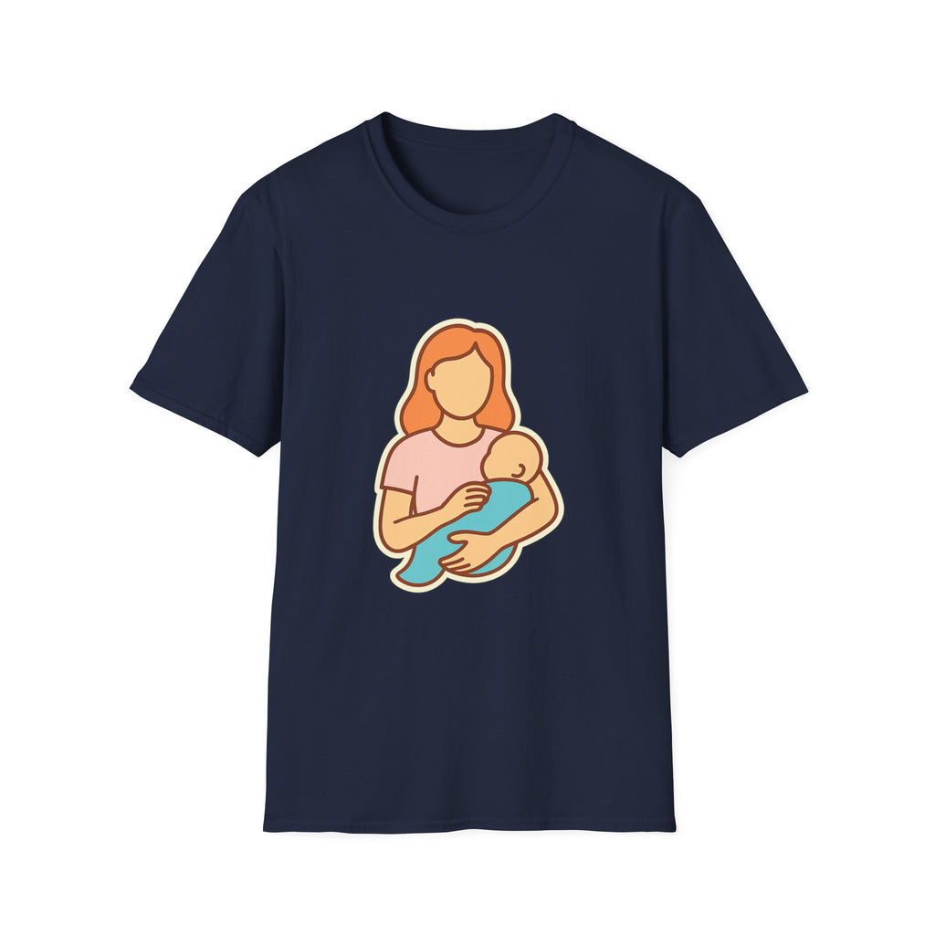 New Mom t-shirt with funny motherhood design – gift for new moms