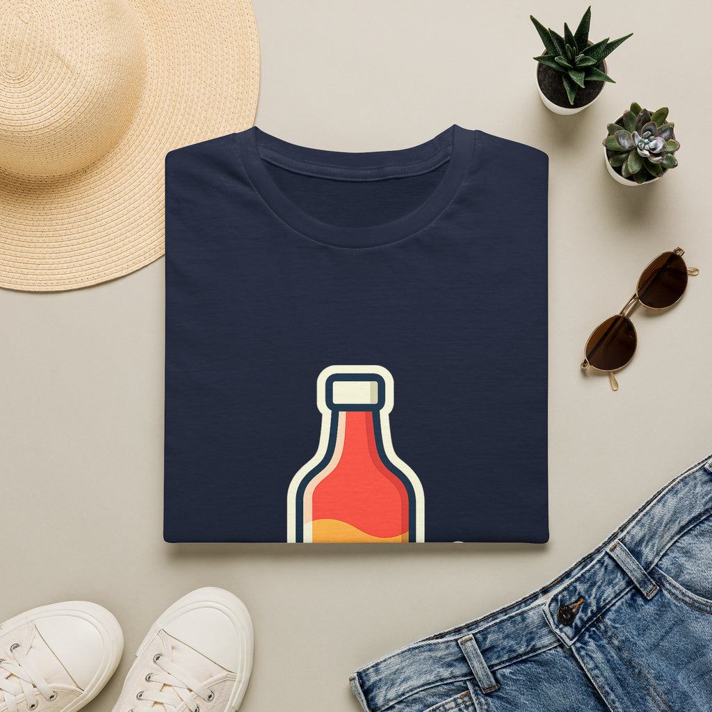 Hot Sauce & Chili Lover Unisex T-Shirt | Soft Cotton Tee for Spicy Food Fans