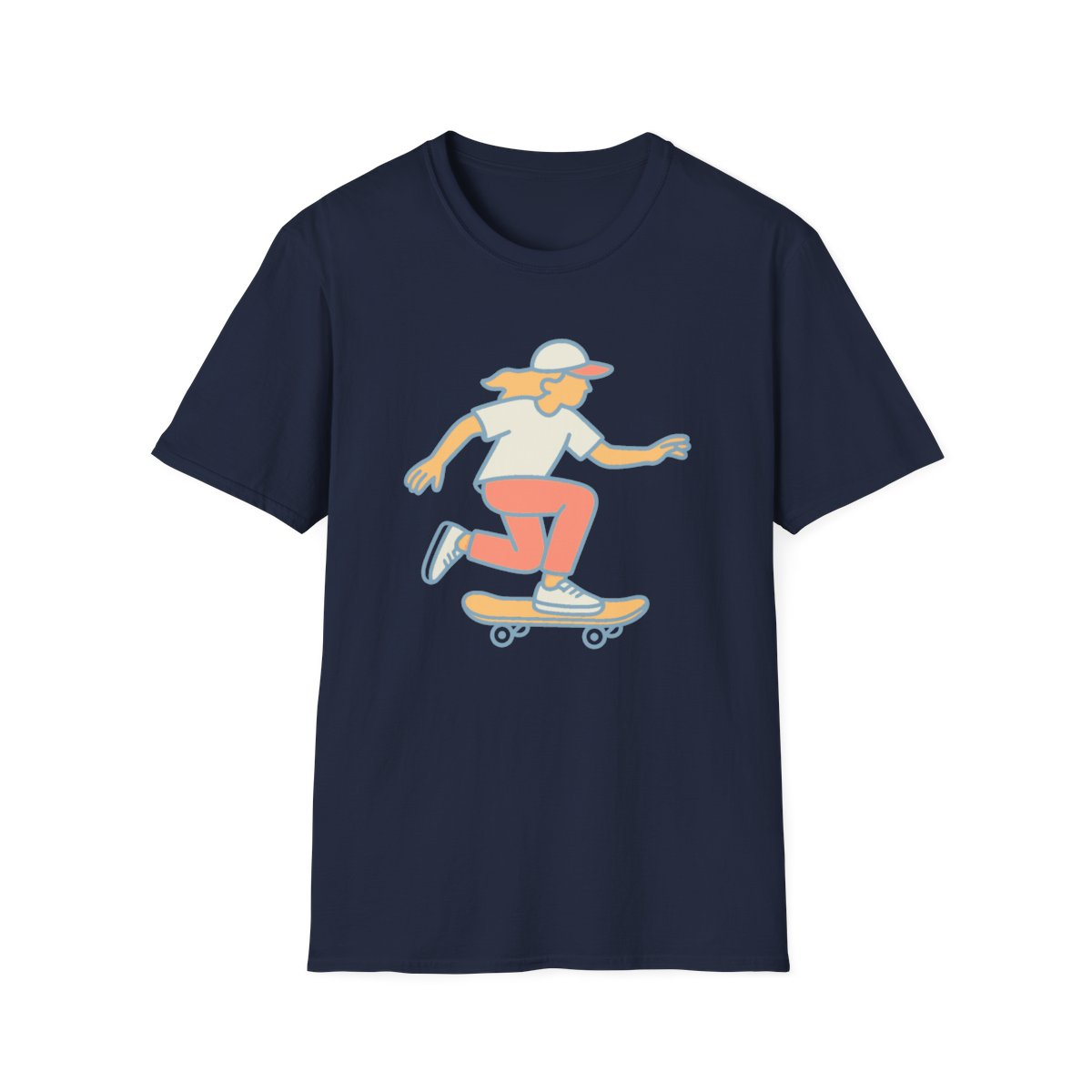 Skateboard Vibes Unisex T-Shirt | Soft Comfortable Skate Tee for All