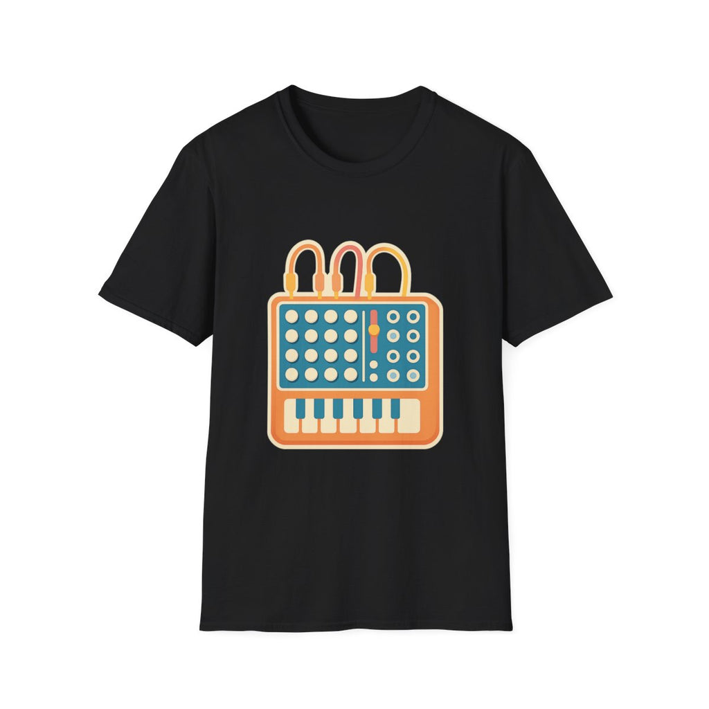 Modular Synthesis t-shirt with synthesizer modular design – gift for synth enthusiasts