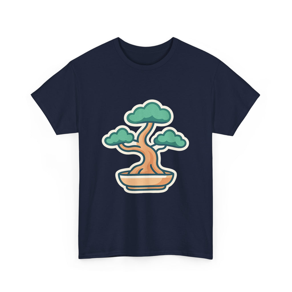 Bonsai Tree Unisex T-Shirt | Minimalist Art Tee for Nature Lovers