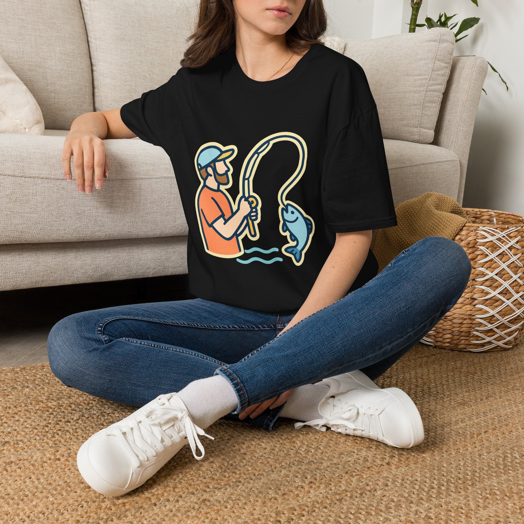 Fishing Life Unisex T-Shirt | Soft Comfort Tee for Anglers & Fishermen