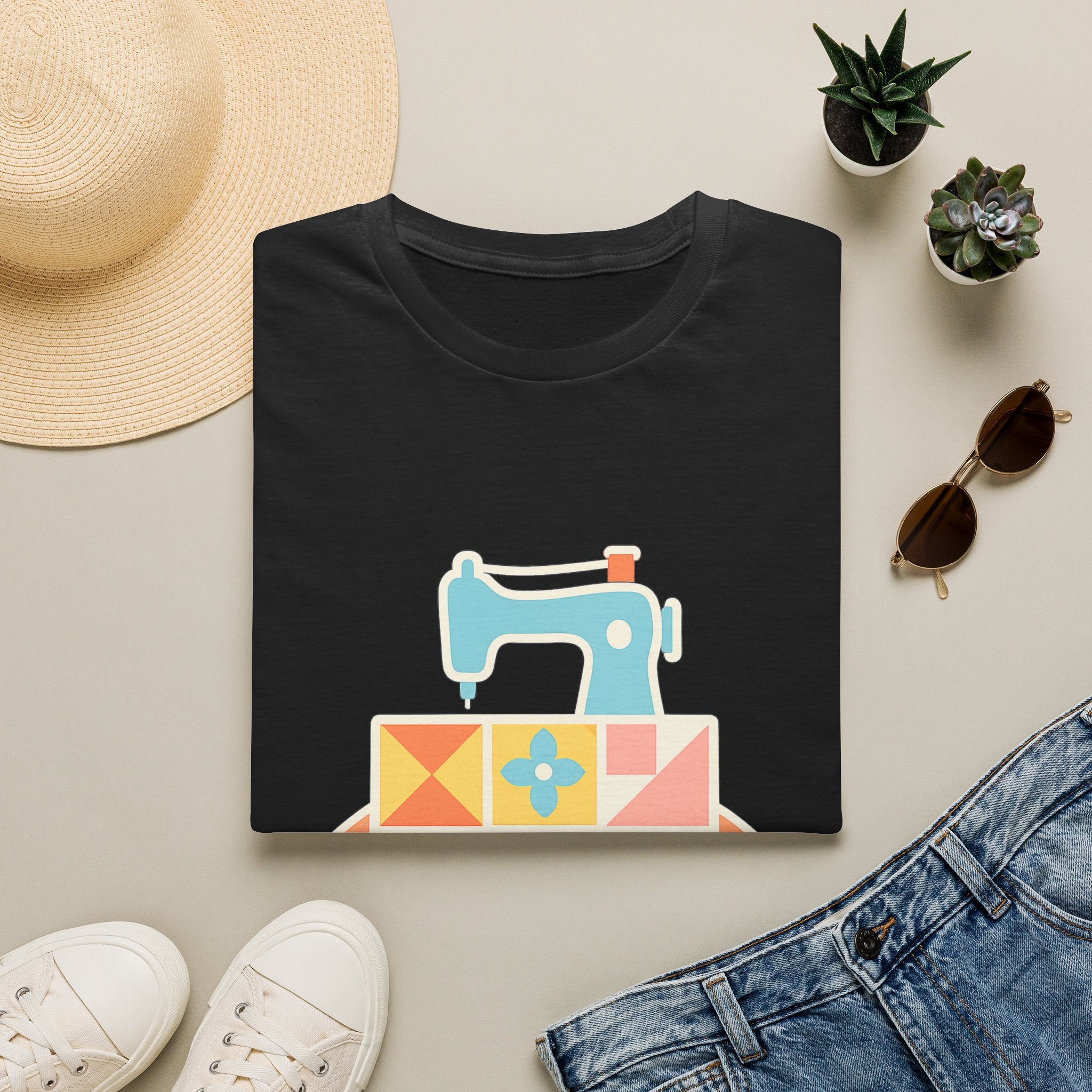 Quilting Unisex T-Shirt | Soft Cotton Tee for Quilters & Fabric Lovers