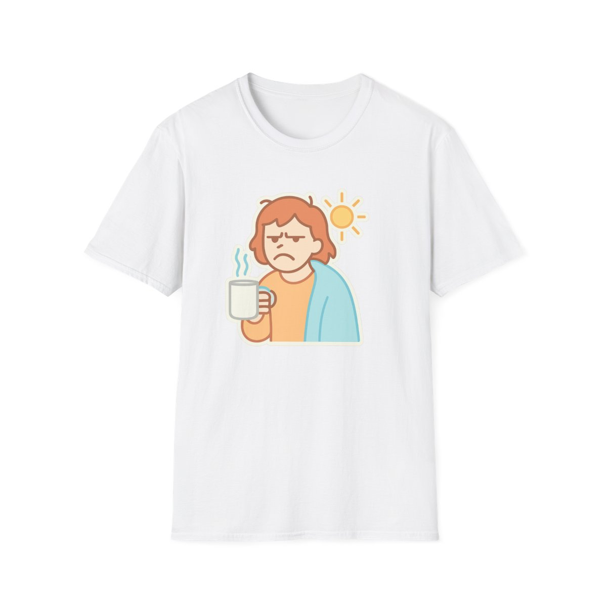 Grumpy Morning Person Unisex T-Shirt - Funny Coffee Lover Tee