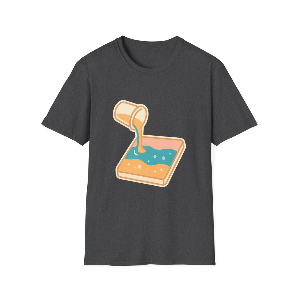 Resin Art Unisex T-Shirt | Unique Abstract Design Tee for Art Lovers