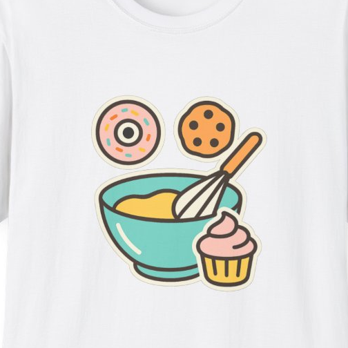 Baking Sweets Lover Unisex T-Shirt | Perfect Just Because Gift for Wife