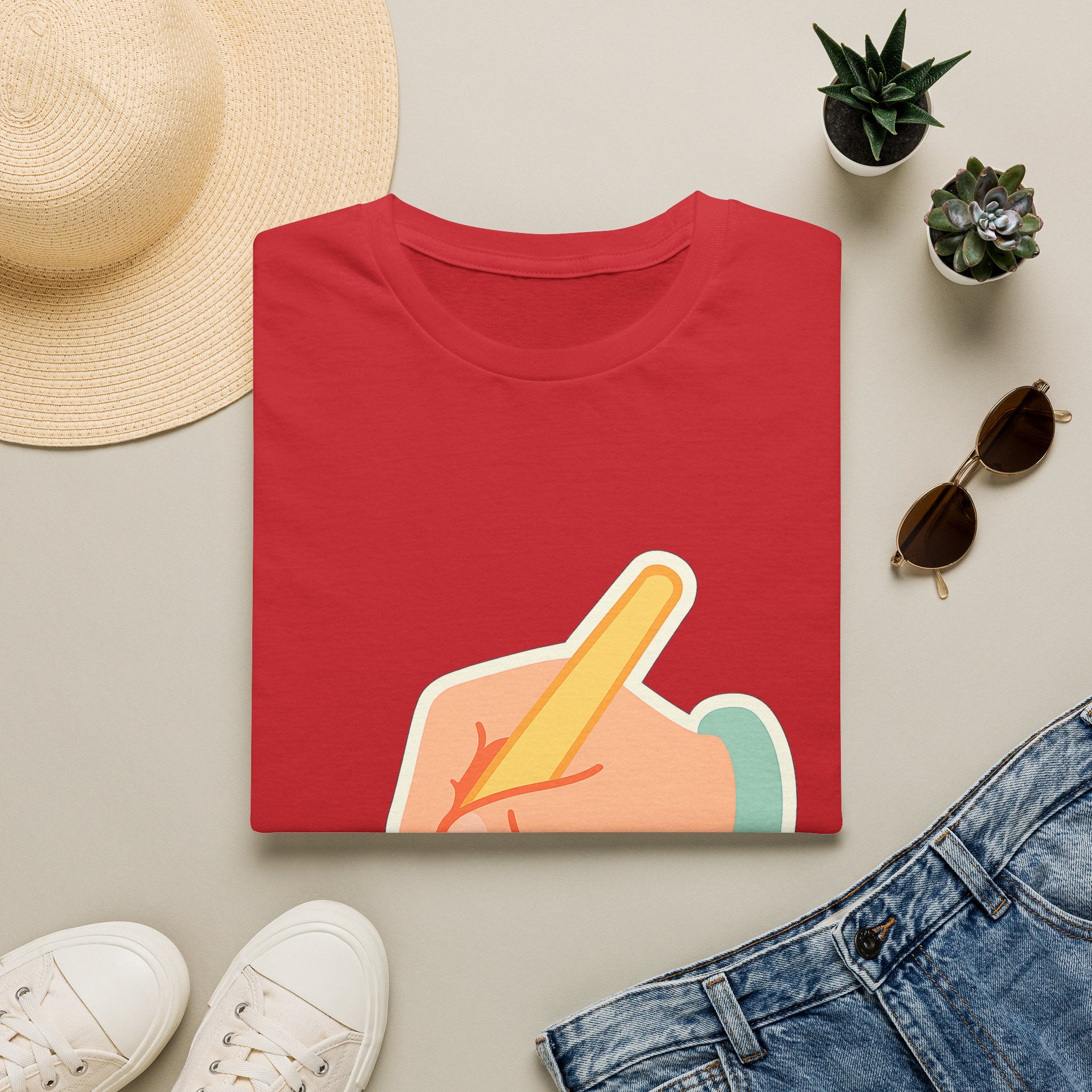 Hand Lettering Calligraphy Graphic T-Shirt
