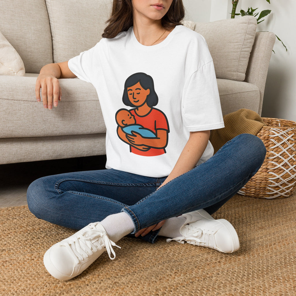 New Mom t-shirt with funny motherhood design – gift for new moms