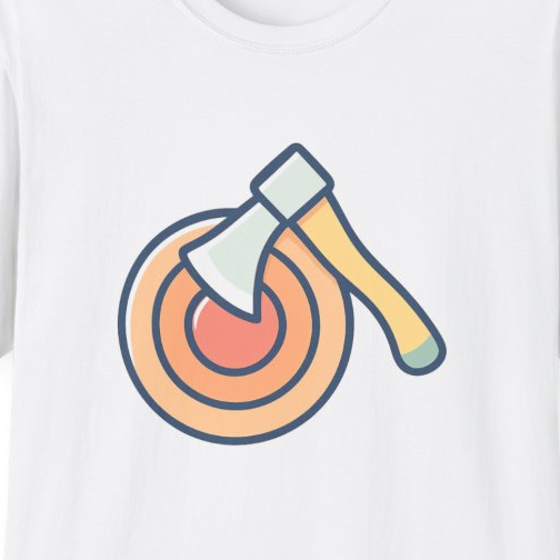Axe Throwing T-Shirt | Unisex Tee for Axe Throwers & Outdoor Enthusiasts