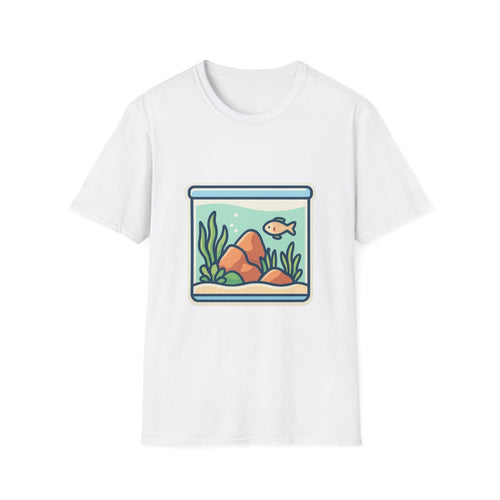 Aquascaping t-shirt with planted aquarium design – gift for aquascapers