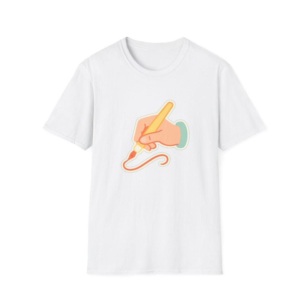 Hand Lettering Calligraphy Graphic T-Shirt