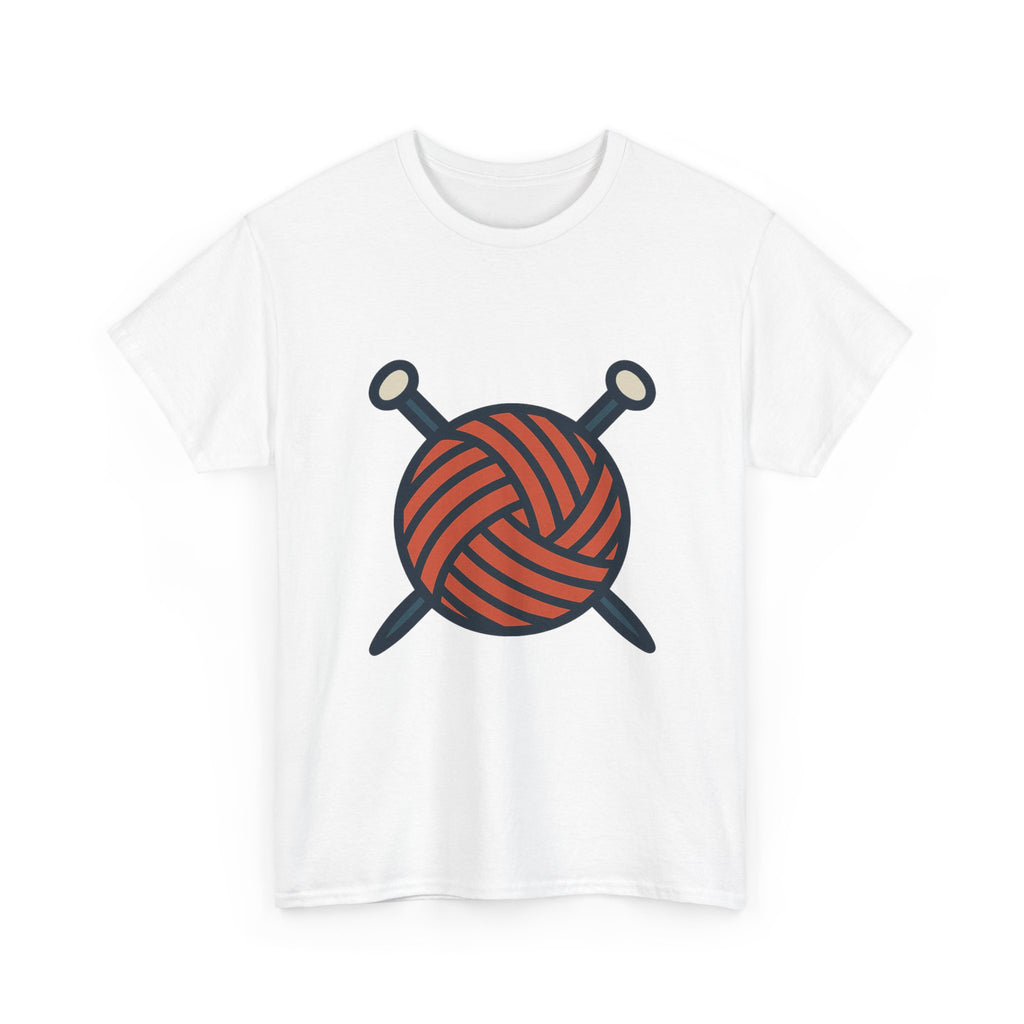 Premium Knitting Yarn Unisex T-Shirt - Soft Cotton Tee for Craft Lovers