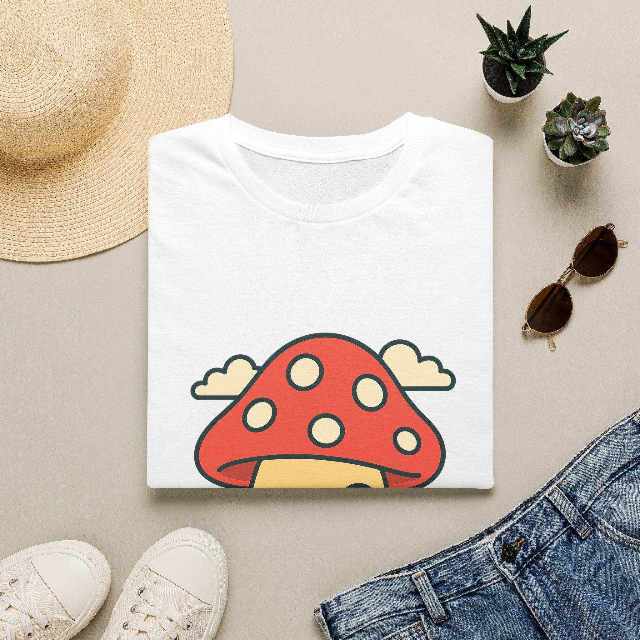 Mushroom Cottagecore T-Shirt | Unisex Soft Tee & Forest Aesthetic Gift