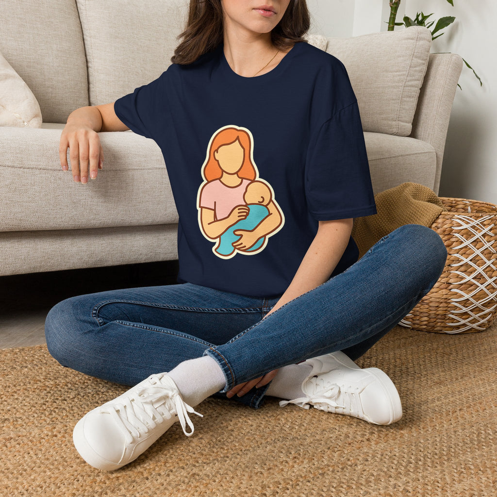 New Mom t-shirt with funny motherhood design – gift for new moms