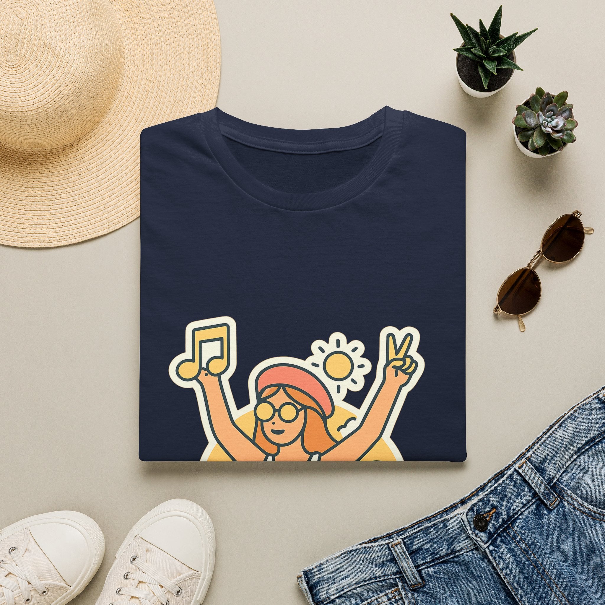 Music Festival Unisex T-Shirt - Perfect Anniversary Gift for Girlfriend