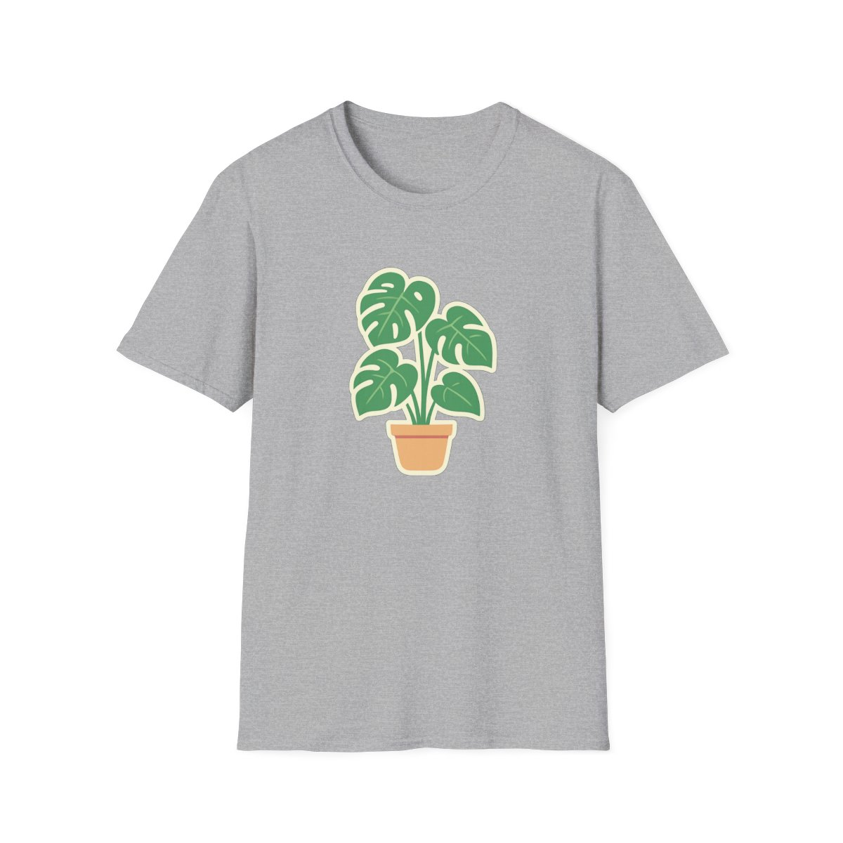 Monstera Plant Unisex T-Shirt - Tropical Leaf Tee for Plant Lovers