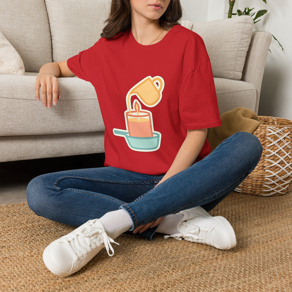 Thoughtful candle making t-shirt – gift for her