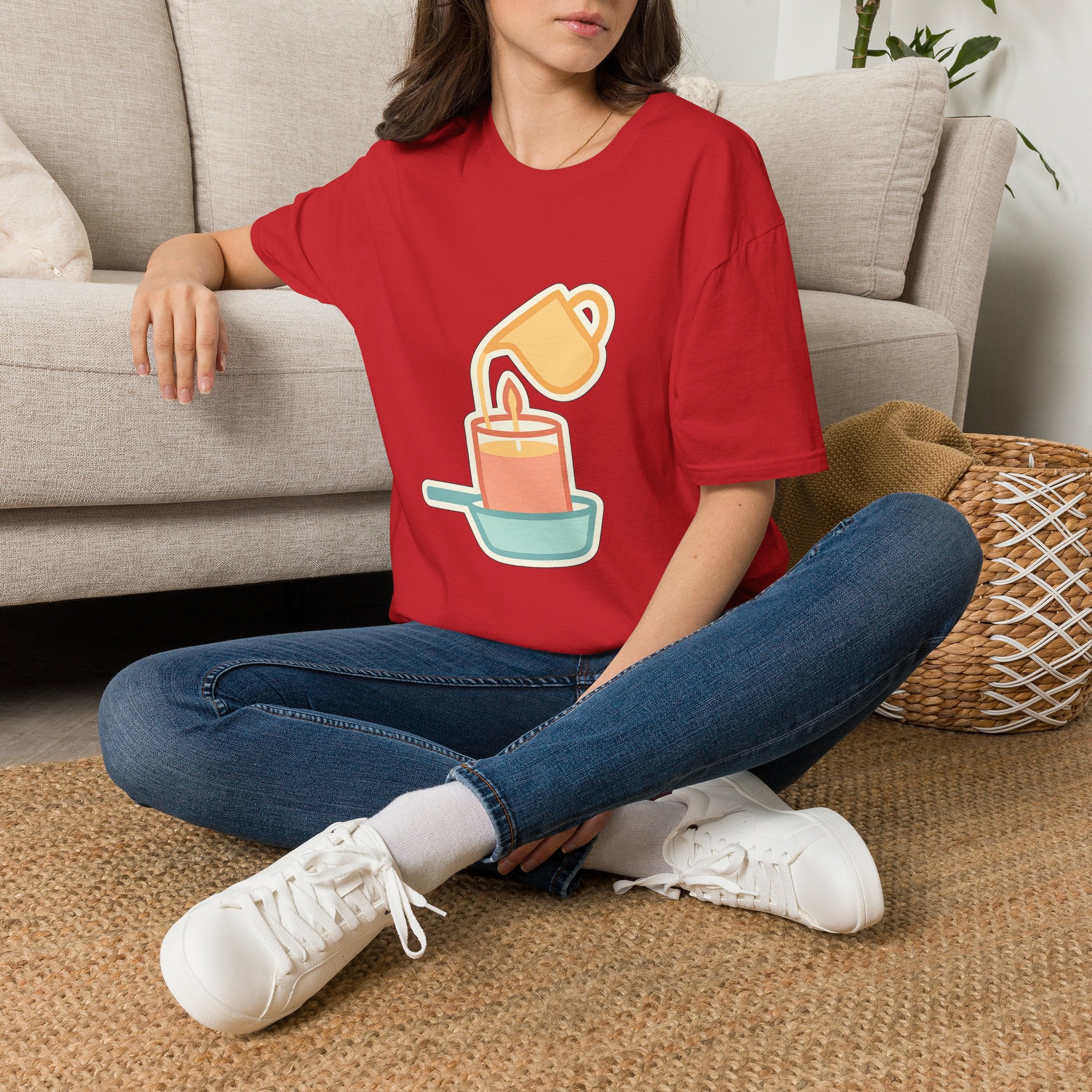 Thoughtful candle making t-shirt – gift for her