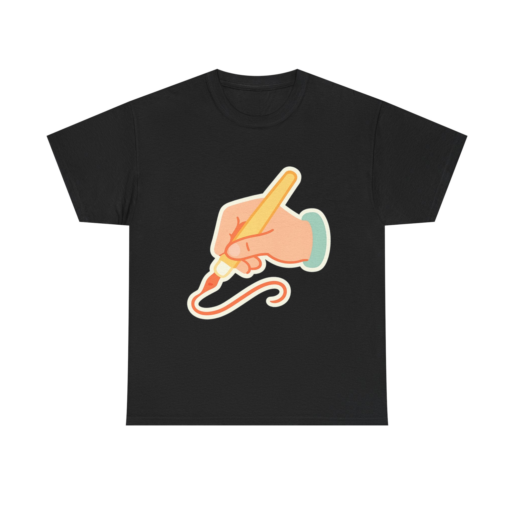 Hand Lettering Calligraphy Graphic T-Shirt