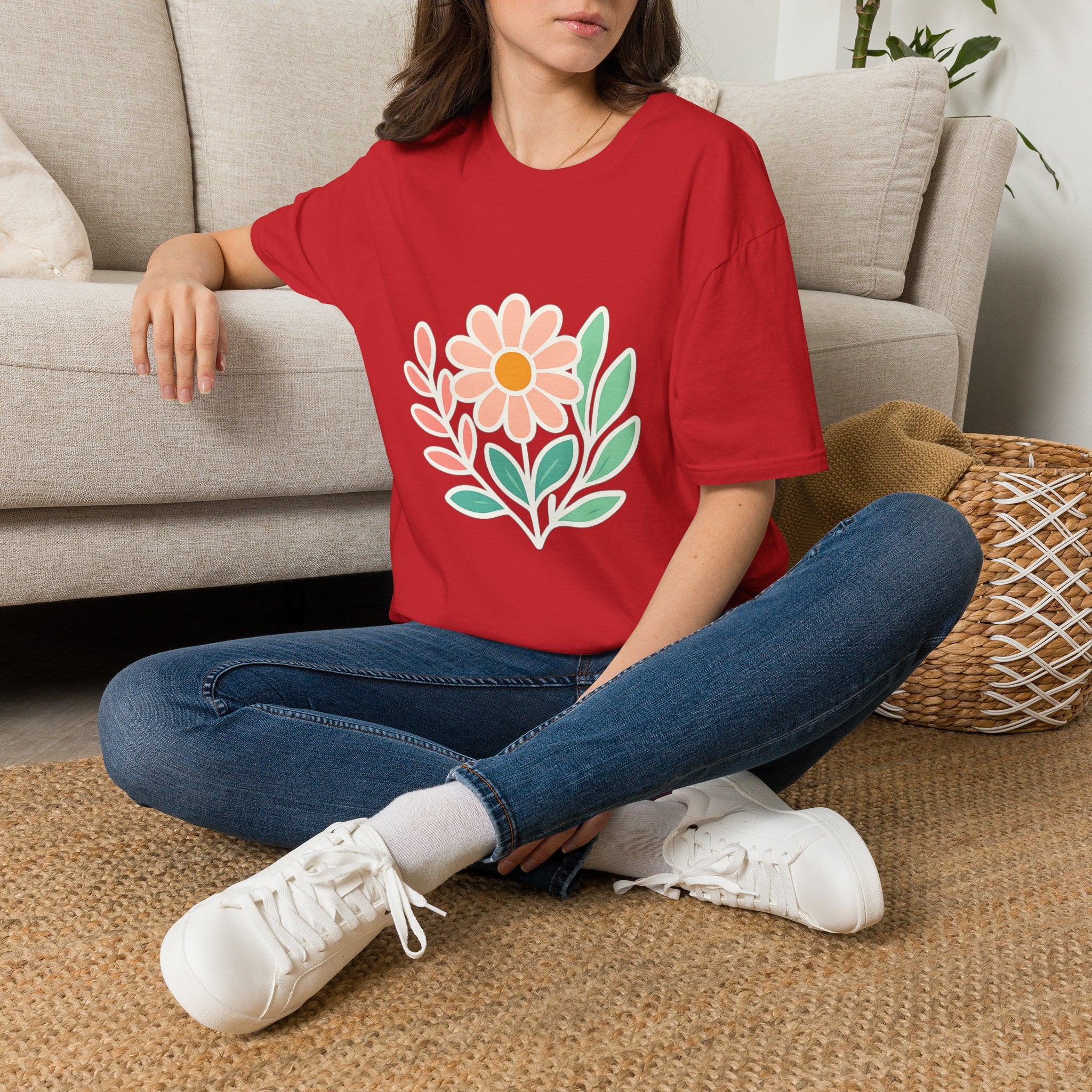 Spring Floral Unisex T-Shirt | Soft Comfortable Tee for All