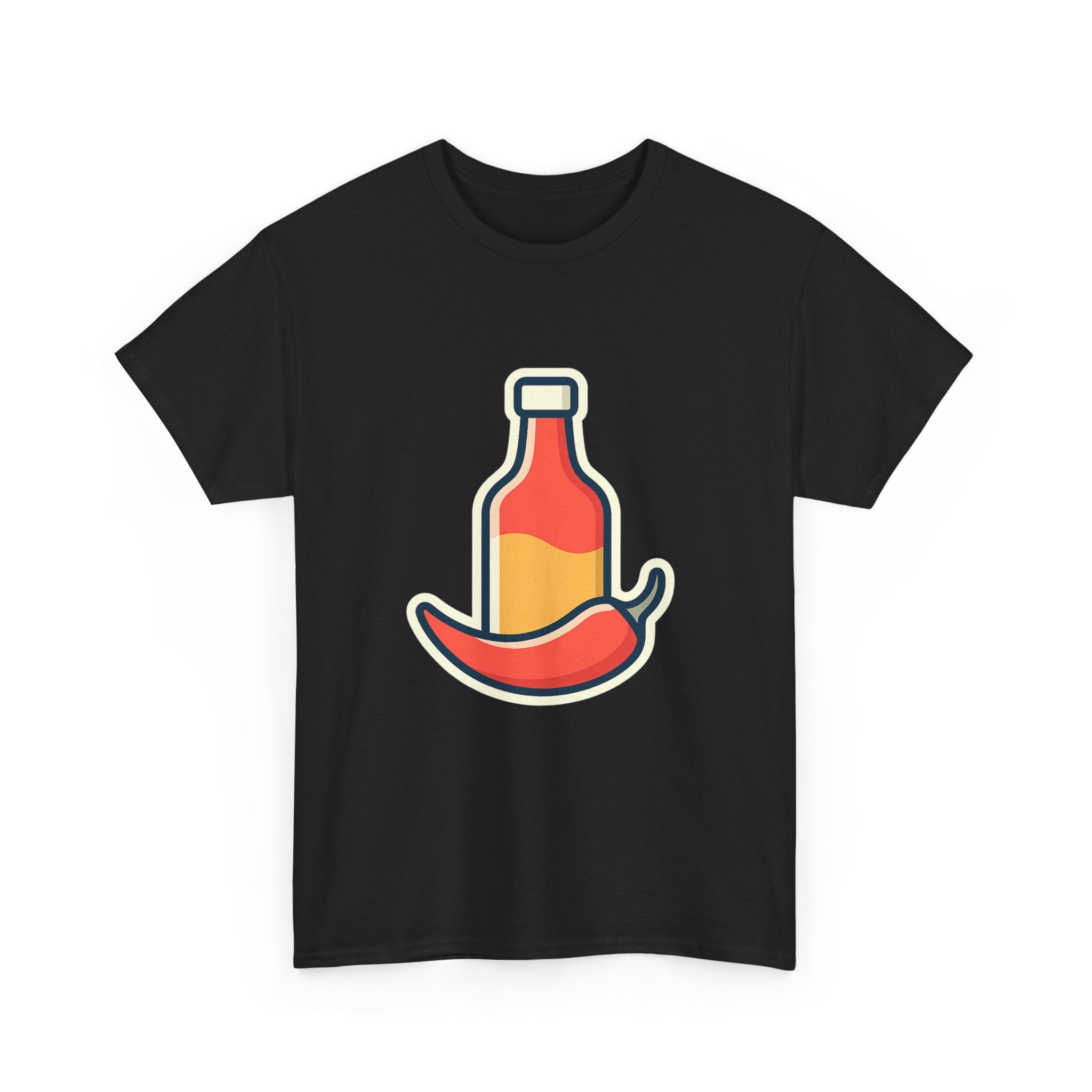 Hot Sauce & Chili Lover Unisex T-Shirt | Soft Cotton Tee for Spicy Food Fans
