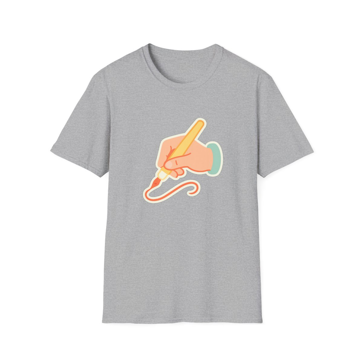 Hand Lettering Calligraphy Graphic T-Shirt
