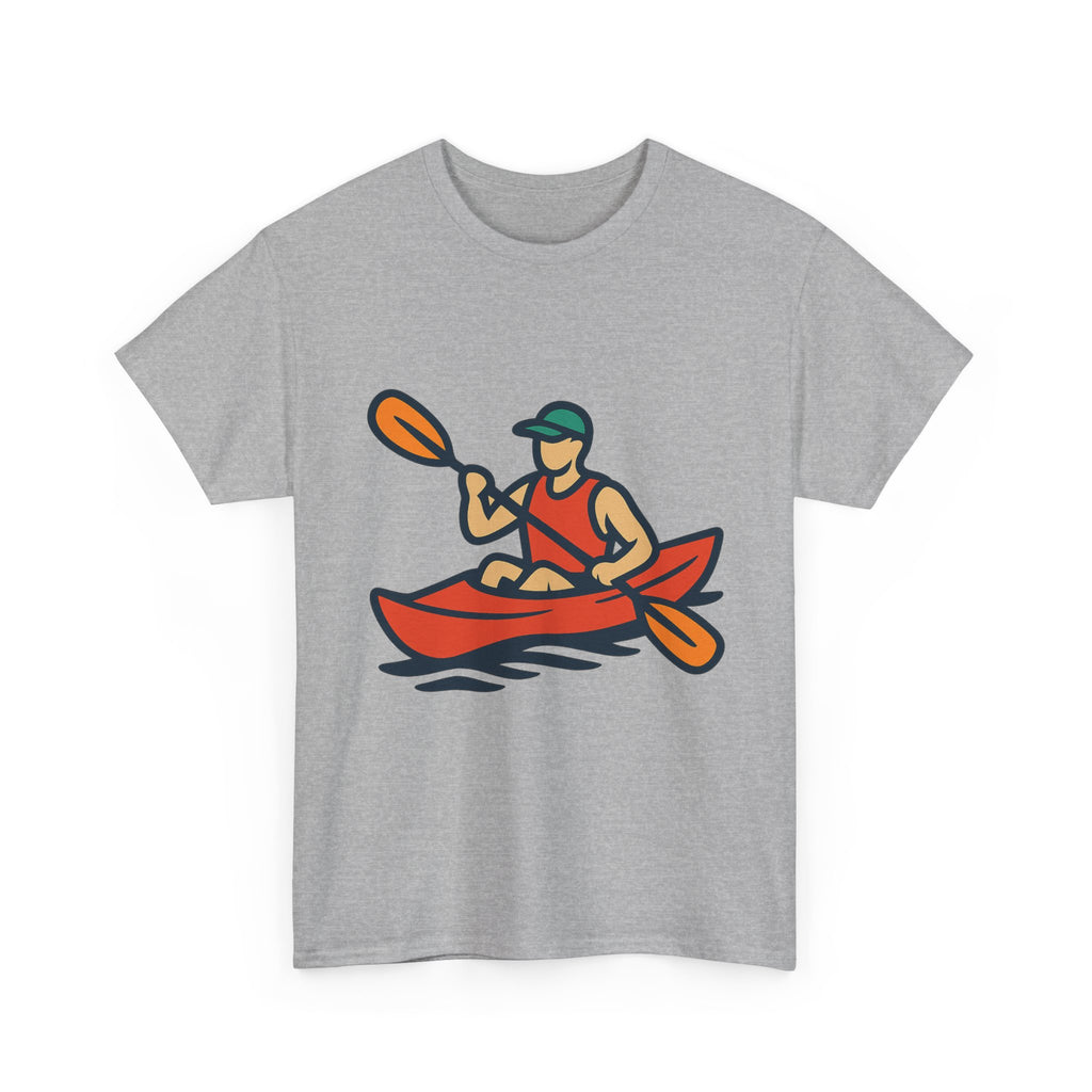 Kayaking Paddling Adventure Unisex T-Shirt - Soft Comfort Cotton Tee