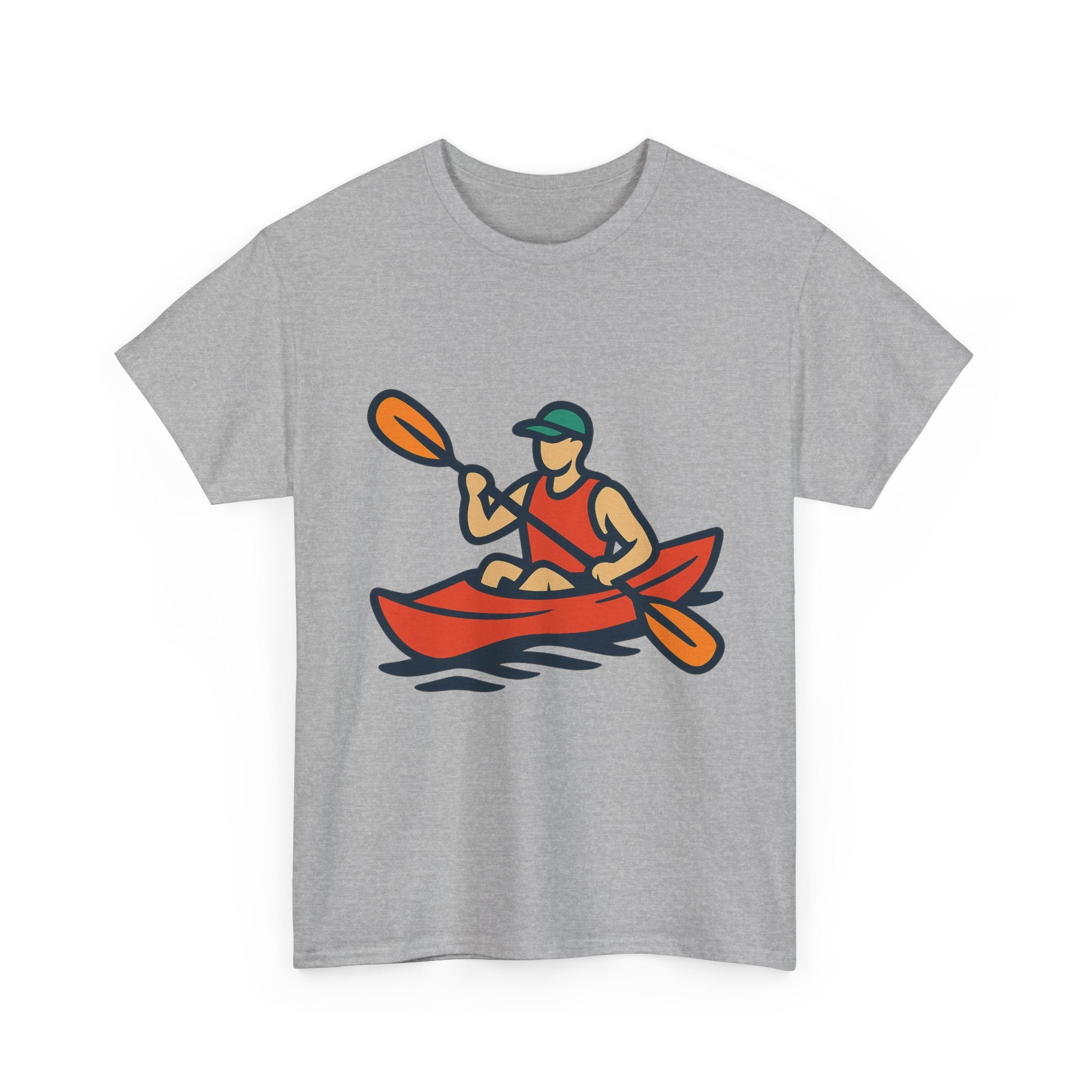 Kayaking Paddling Adventure Unisex T-Shirt - Soft Comfort Cotton Tee