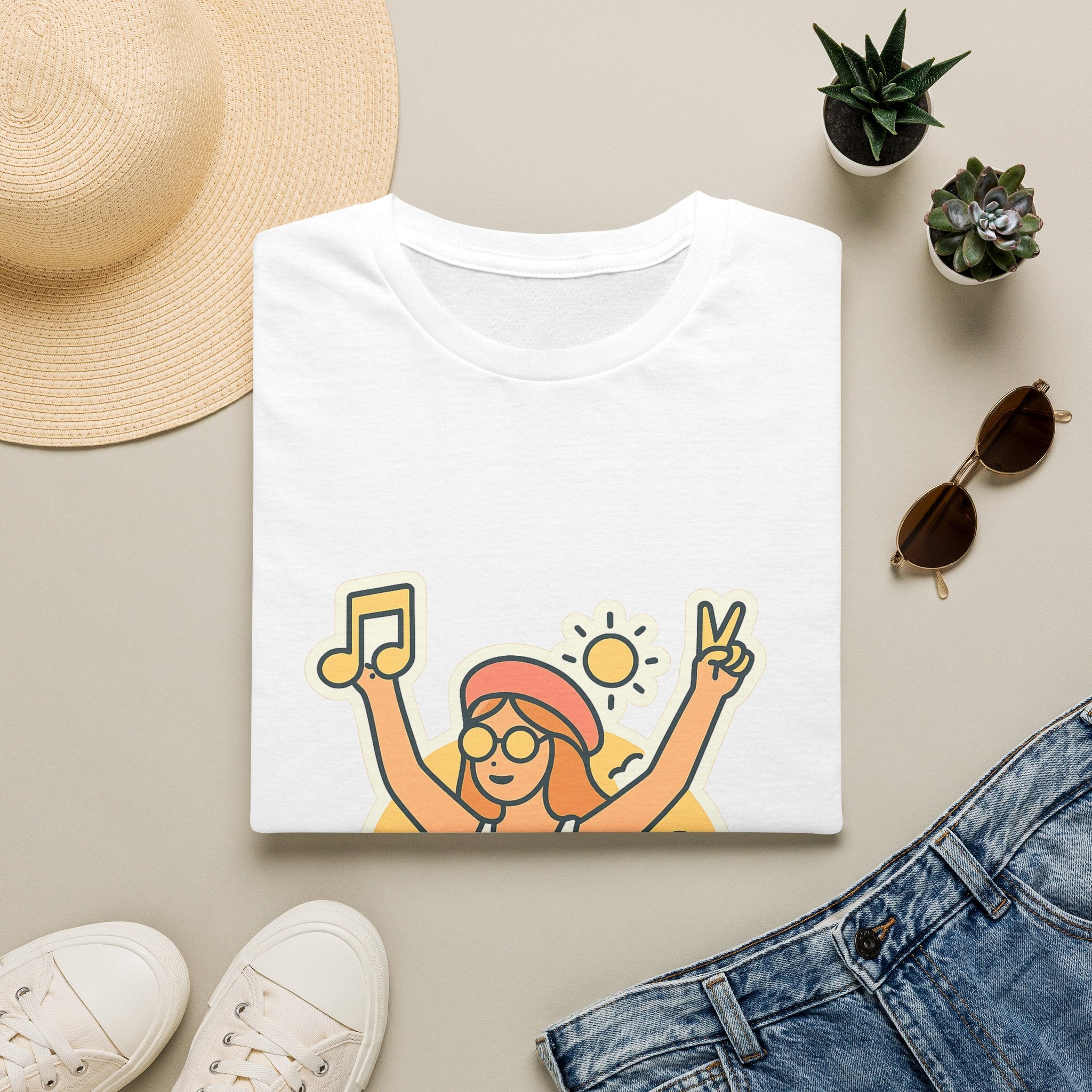 Music Festival Unisex T-Shirt - Perfect Anniversary Gift for Girlfriend