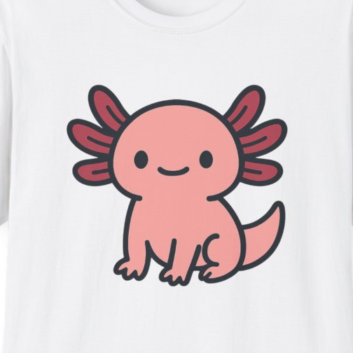 Cute Axolotl T-Shirt | Unisex Soft Tee for Aquatic Animal Lovers