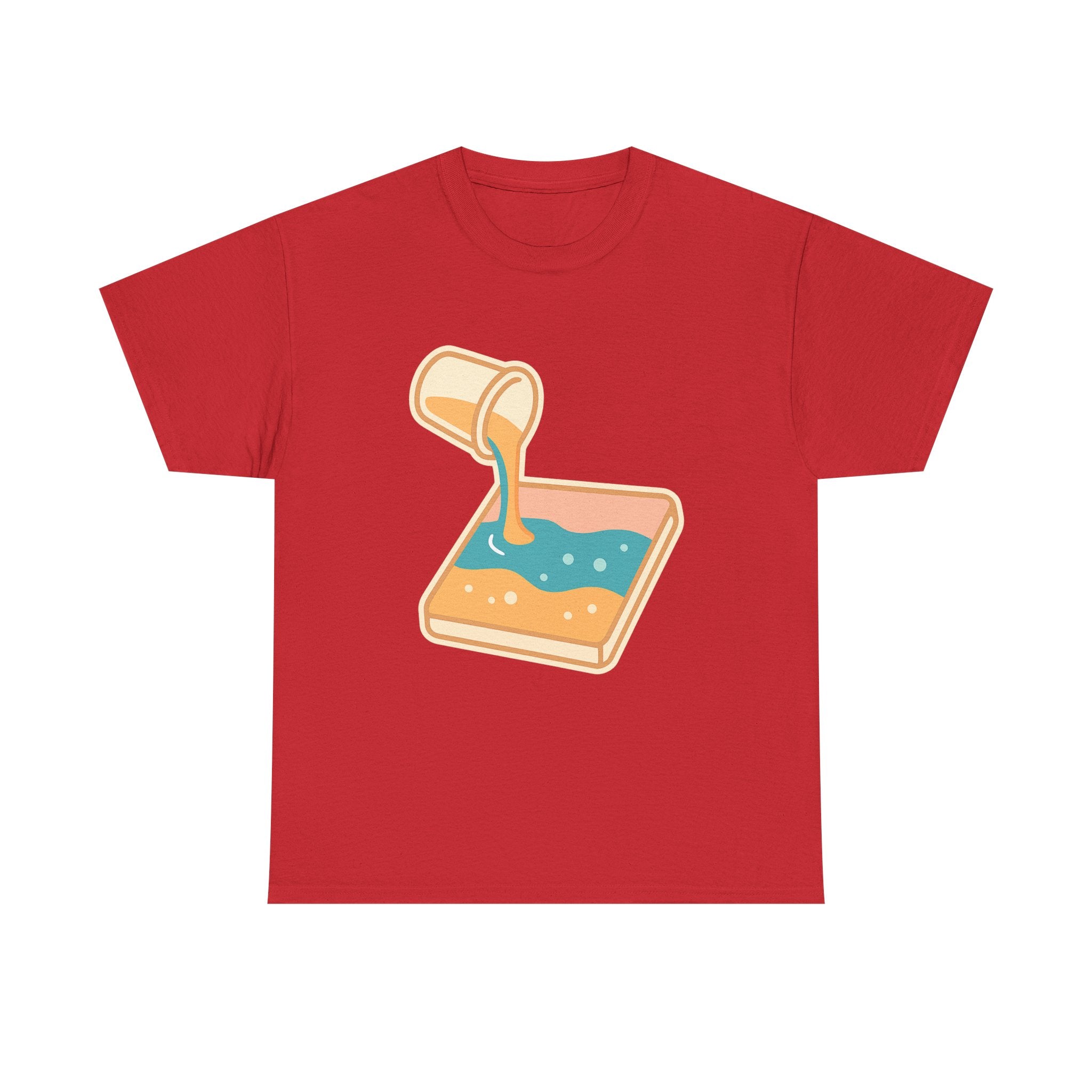 Resin Art Unisex T-Shirt | Unique Abstract Design Tee for Art Lovers
