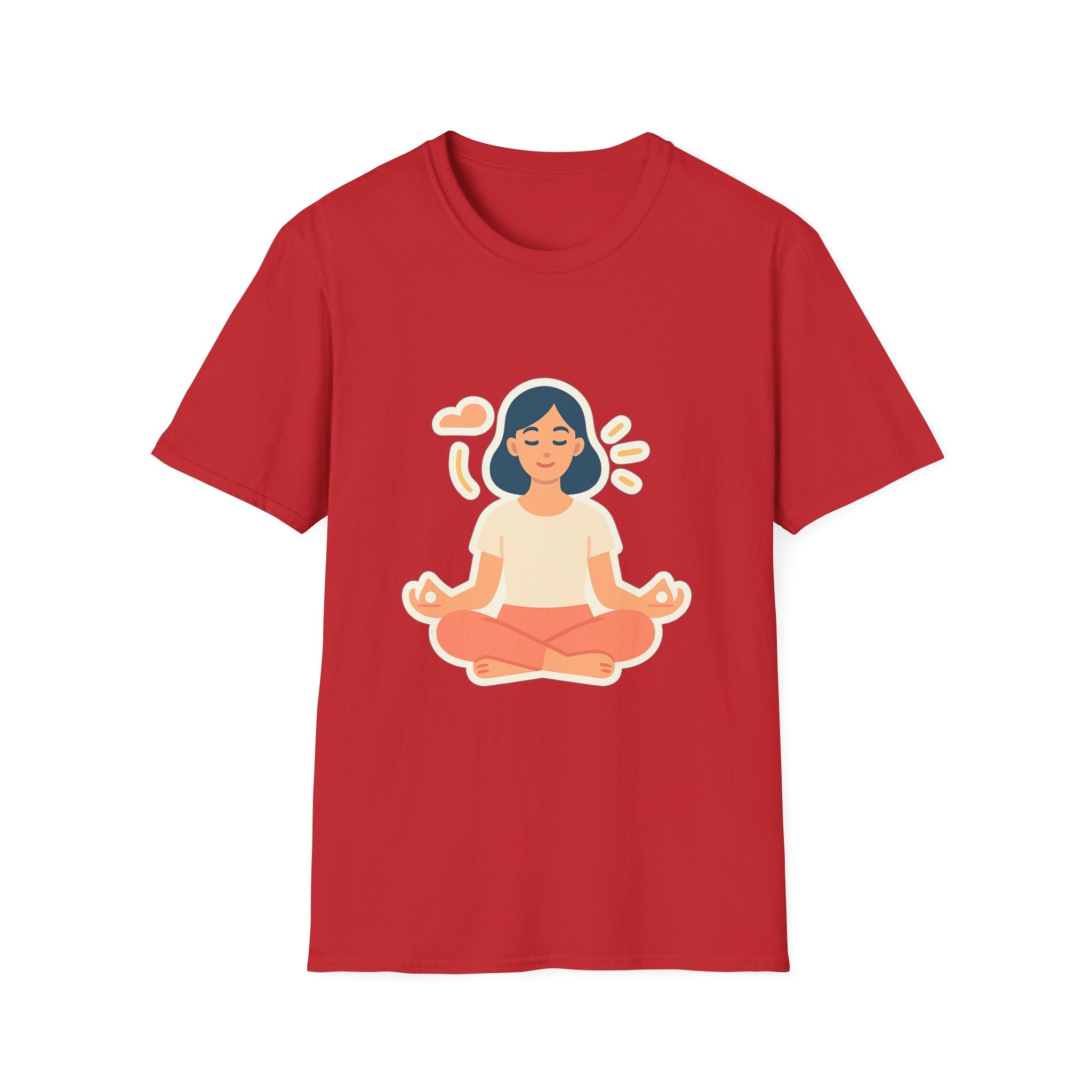 Minimal meditation t-shirt – for mindfulness lovers