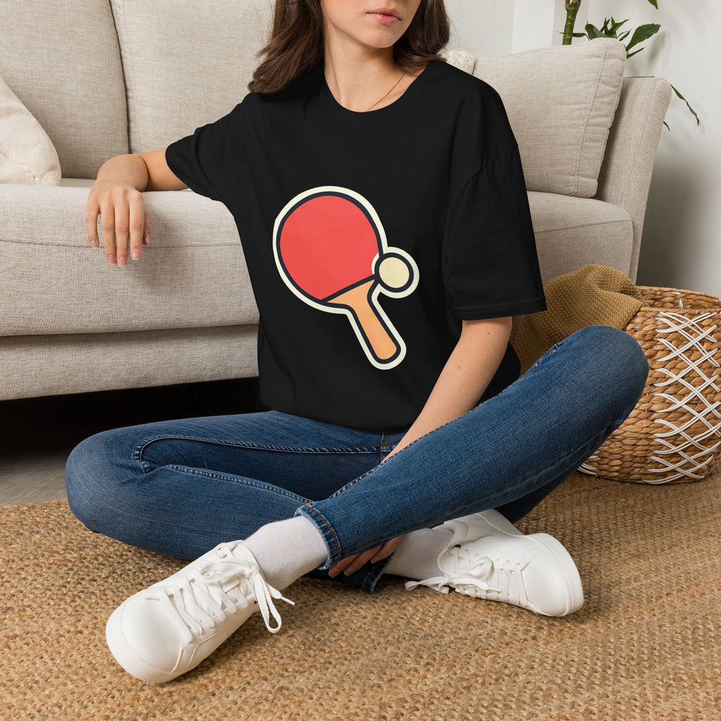 Ping Pong Table Tennis Unisex T-Shirt | Soft Comfortable Tee for Players